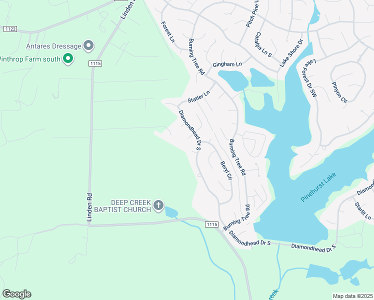 map of restaurants, bars, coffee shops, grocery stores, and more near 5 Jade Court in Pinehurst