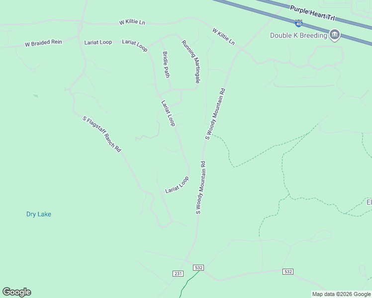 map of restaurants, bars, coffee shops, grocery stores, and more near 4200 Lariat Loop in Flagstaff