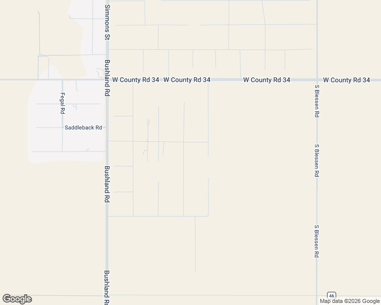 map of restaurants, bars, coffee shops, grocery stores, and more near West County Road 34 in Amarillo