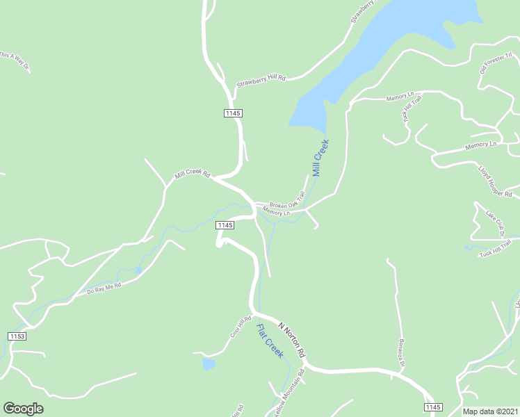 map of restaurants, bars, coffee shops, grocery stores, and more near 6 Memory Lane in Cullowhee