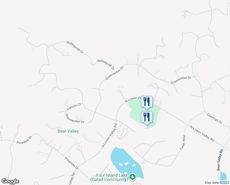 map of restaurants, bars, coffee shops, grocery stores, and more near 24441 Oaktree Court in Tehachapi