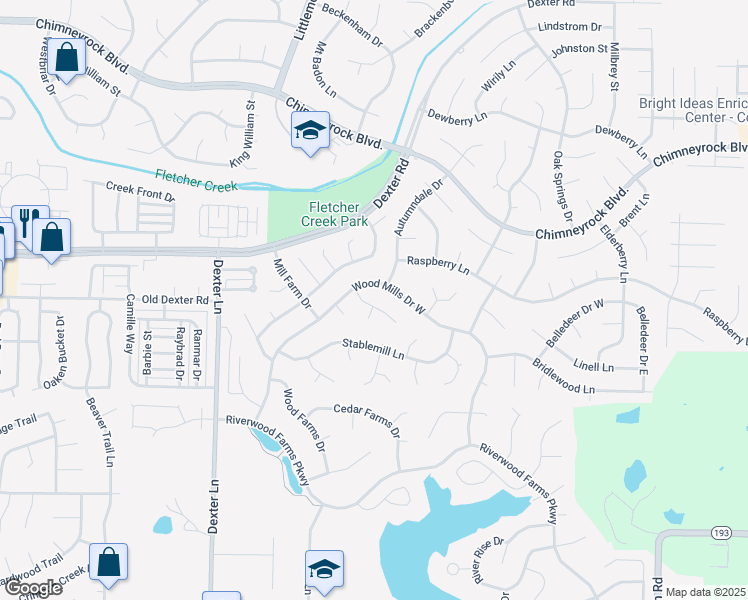 map of restaurants, bars, coffee shops, grocery stores, and more near 8678 Magnolia Bloom Cove in Memphis