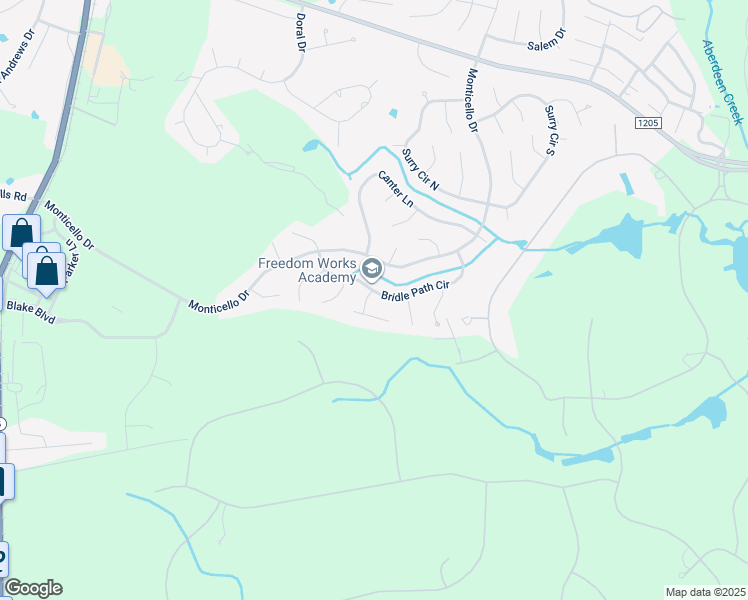 map of restaurants, bars, coffee shops, grocery stores, and more near 60 Bridle Path Circle in Pinehurst