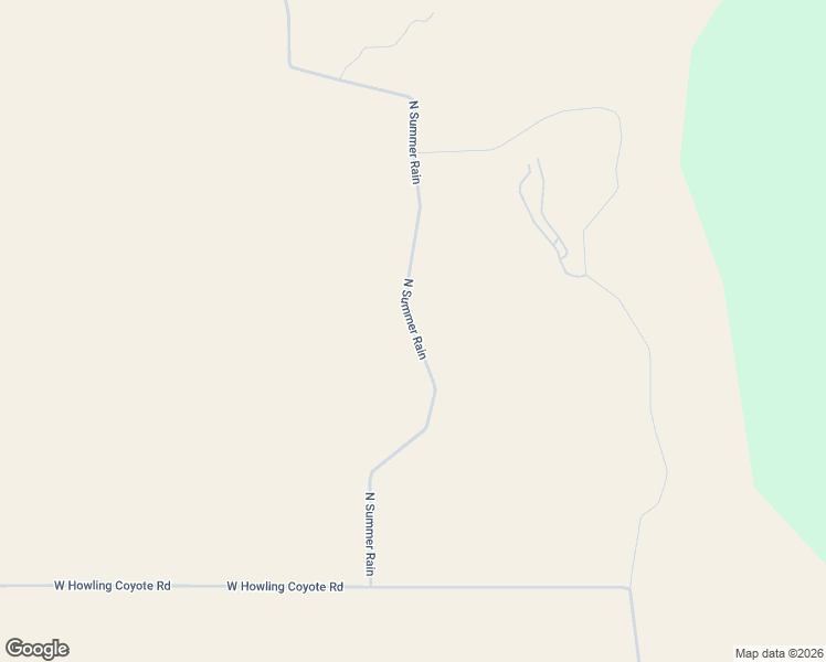 map of restaurants, bars, coffee shops, grocery stores, and more near North Summer Rain in Yavapai County