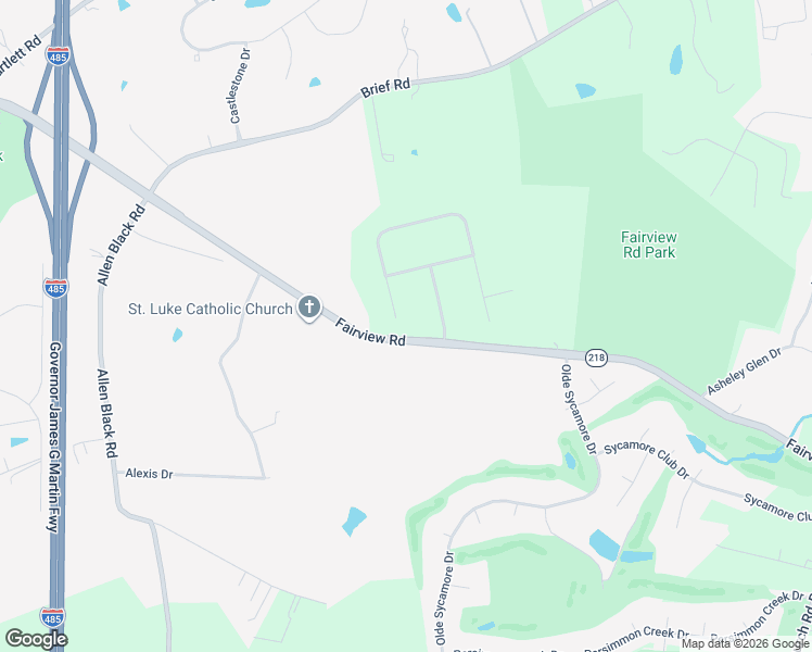 map of restaurants, bars, coffee shops, grocery stores, and more near 8120 Rolling Fields Road in Charlotte