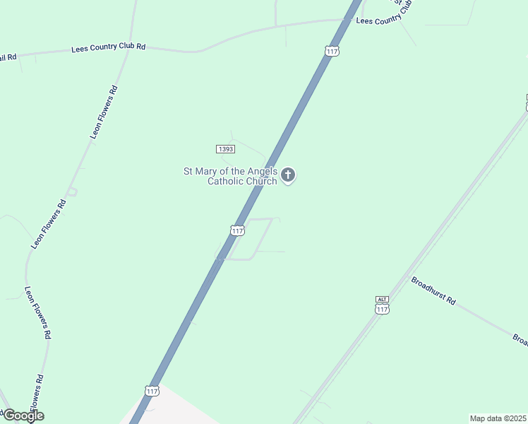 map of restaurants, bars, coffee shops, grocery stores, and more near 170 East Pine Forest Road in Mount Olive
