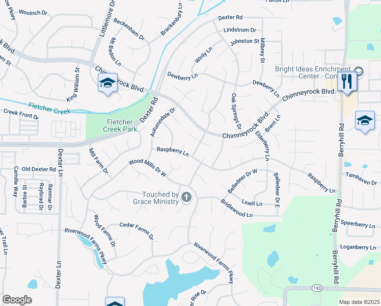 map of restaurants, bars, coffee shops, grocery stores, and more near 1761 Dartford Drive in Memphis