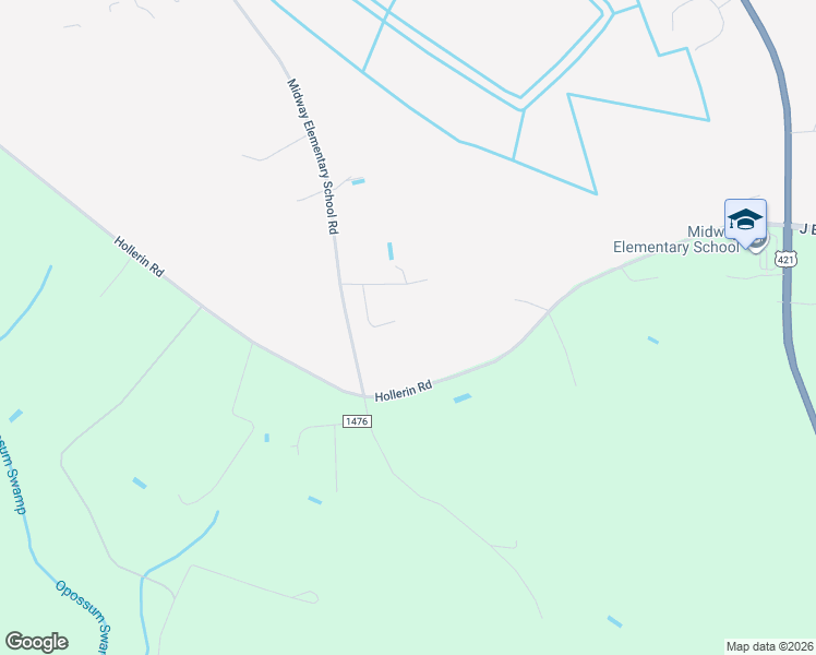 map of restaurants, bars, coffee shops, grocery stores, and more near 150 Hickory Green Lane in Dunn