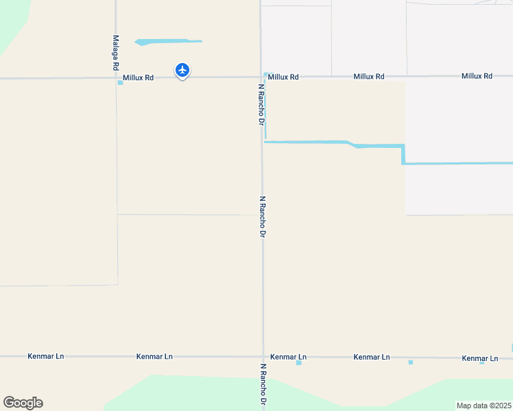 map of restaurants, bars, coffee shops, grocery stores, and more near 4531 North Rancho Drive in Arvin