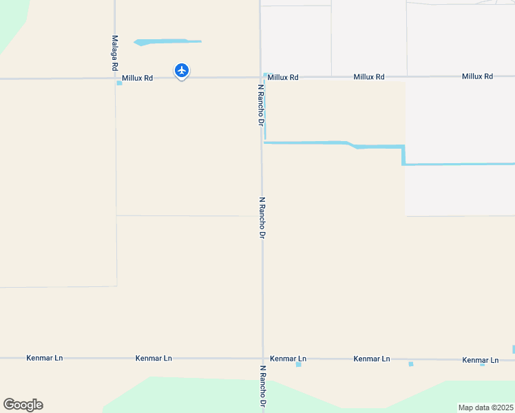map of restaurants, bars, coffee shops, grocery stores, and more near 4531 North Rancho Drive in Arvin