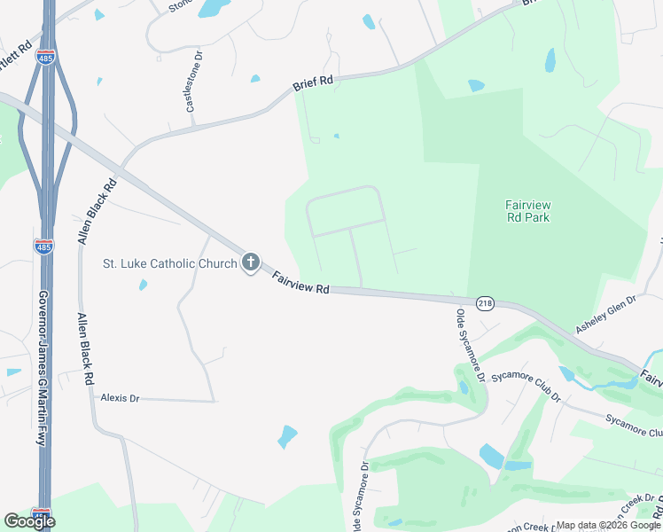 map of restaurants, bars, coffee shops, grocery stores, and more near 8120 Rolling Fields Road in Charlotte