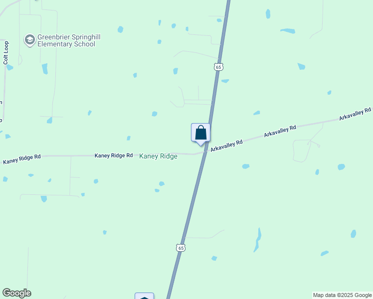 map of restaurants, bars, coffee shops, grocery stores, and more near 6 Kaney Ridge Road in Greenbrier