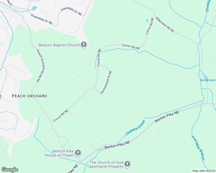 map of restaurants, bars, coffee shops, grocery stores, and more near 206 Homestead Street Northeast in Cleveland