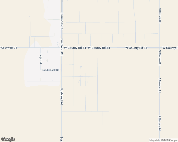 map of restaurants, bars, coffee shops, grocery stores, and more near West County Road 34 in Amarillo