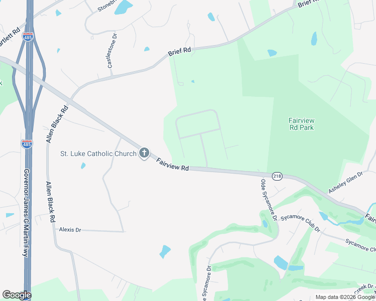 map of restaurants, bars, coffee shops, grocery stores, and more near 8120 Rolling Fields Road in Charlotte