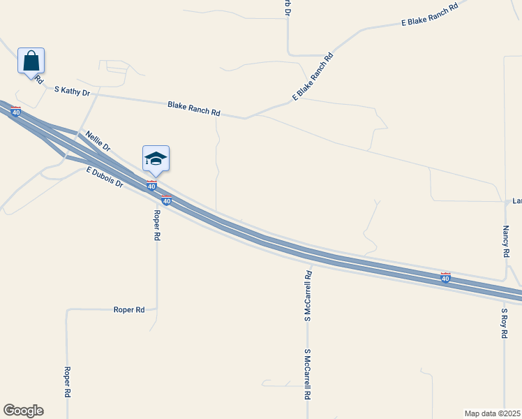 map of restaurants, bars, coffee shops, grocery stores, and more near 9501 Nellie Drive in Kingman