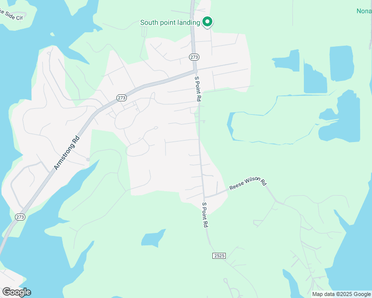 map of restaurants, bars, coffee shops, grocery stores, and more near 2700 South Point Road in Belmont