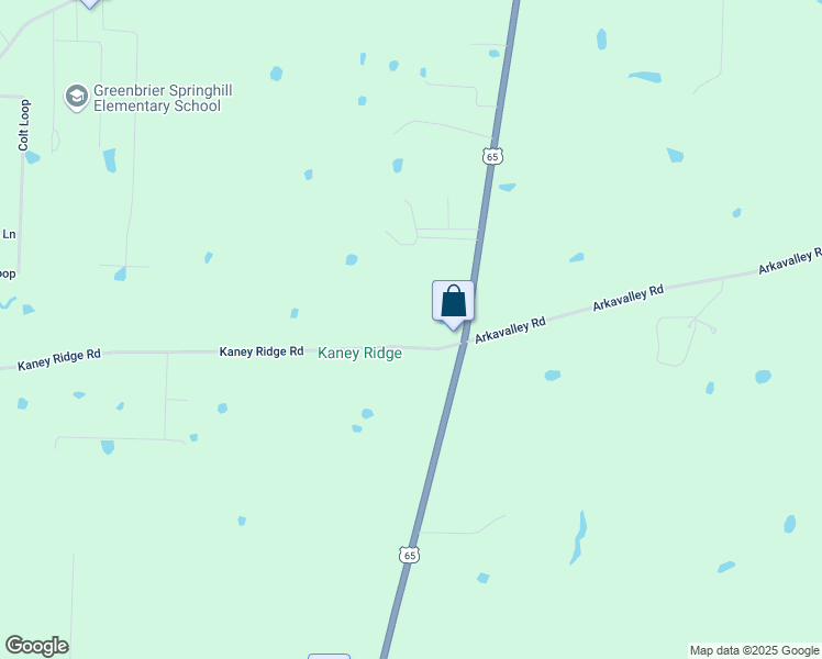 map of restaurants, bars, coffee shops, grocery stores, and more near 6 Kaney Ridge Road in Greenbrier