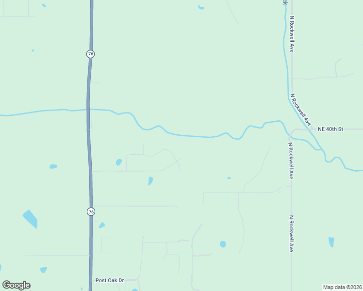 map of restaurants, bars, coffee shops, grocery stores, and more near in Blanchard