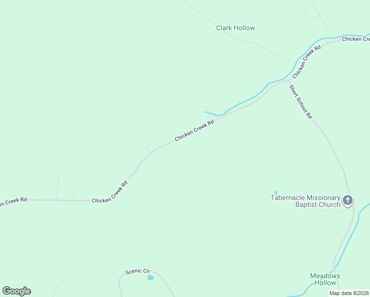 map of restaurants, bars, coffee shops, grocery stores, and more near 1225 Chicken Creek Road in Pulaski