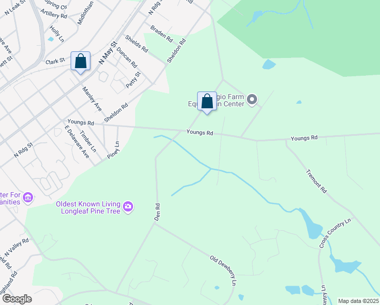 map of restaurants, bars, coffee shops, grocery stores, and more near in Southern Pines