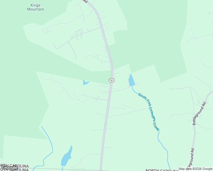 map of restaurants, bars, coffee shops, grocery stores, and more near 1556 York Road in Kings Mountain