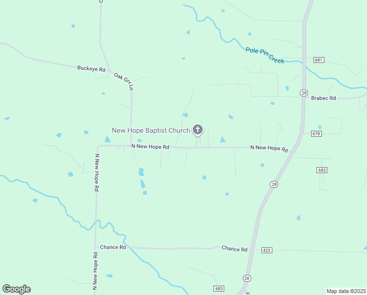 map of restaurants, bars, coffee shops, grocery stores, and more near 14834 North New Hope Road in Dardanelle