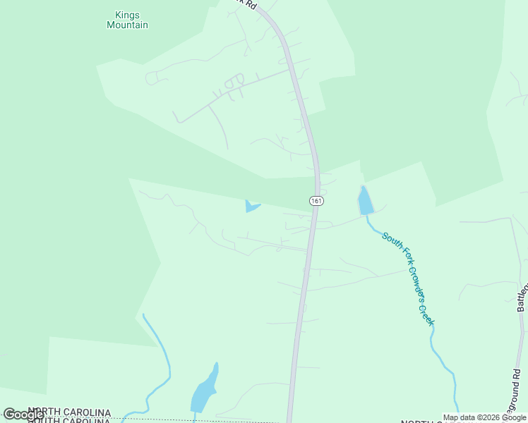 map of restaurants, bars, coffee shops, grocery stores, and more near 1556 York Road in Kings Mountain