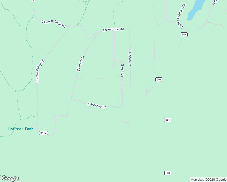 map of restaurants, bars, coffee shops, grocery stores, and more near 2335 South Ash Lane in Flagstaff