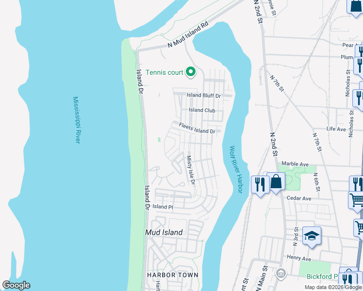 map of restaurants, bars, coffee shops, grocery stores, and more near 139 Isle Creek Drive in Memphis