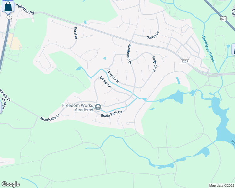 map of restaurants, bars, coffee shops, grocery stores, and more near 220 Canter Lane in Pinehurst