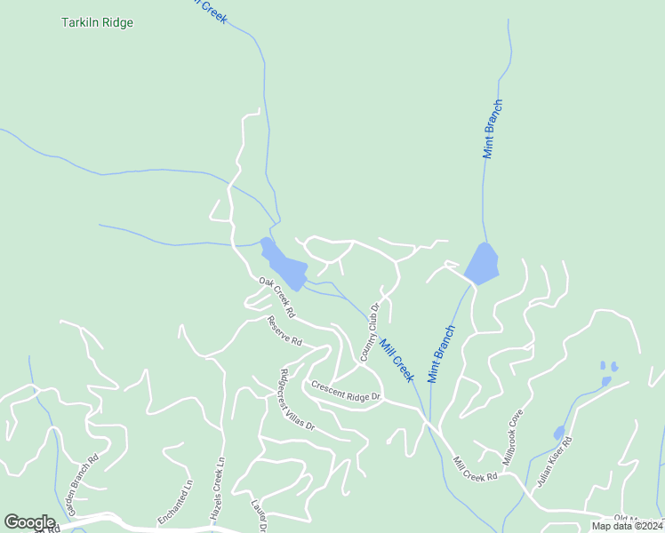 map of restaurants, bars, coffee shops, grocery stores, and more near 842 Country Club Drive in Franklin