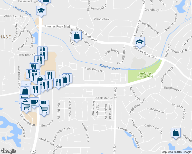 map of restaurants, bars, coffee shops, grocery stores, and more near 8393 Seagull Drive in Memphis