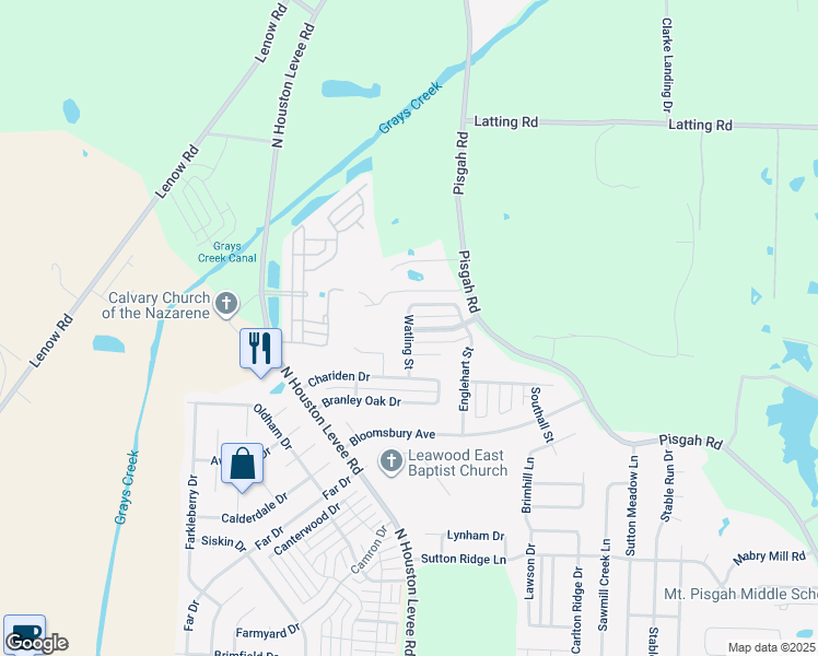map of restaurants, bars, coffee shops, grocery stores, and more near 10084 Mill Hill Avenue in Shelby County