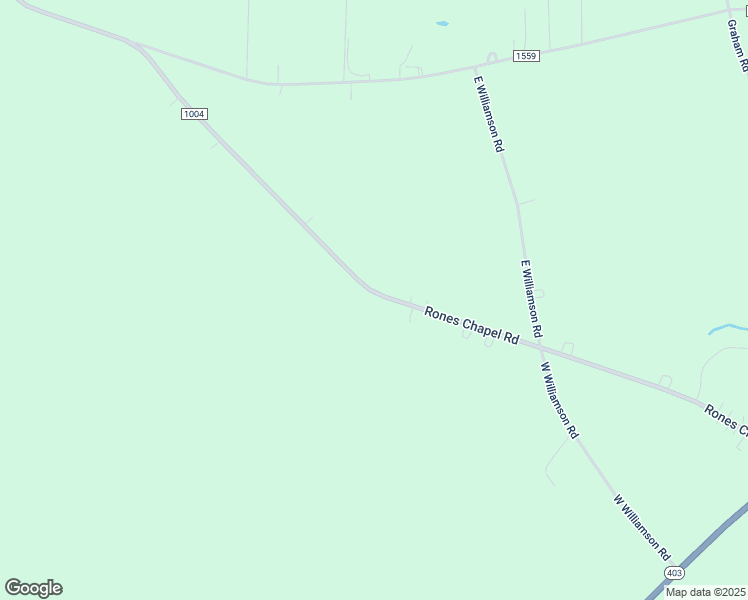 map of restaurants, bars, coffee shops, grocery stores, and more near 381 Rones Chapel Road in Mount Olive