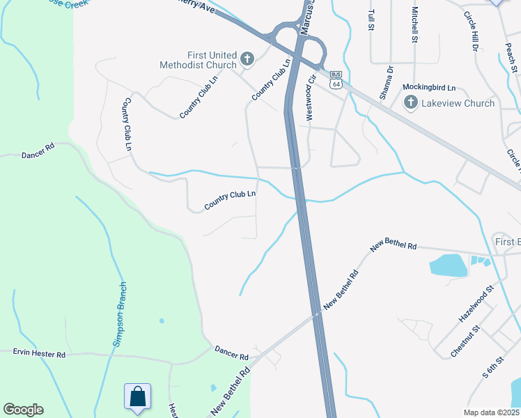 map of restaurants, bars, coffee shops, grocery stores, and more near 130 Anderson in Selmer