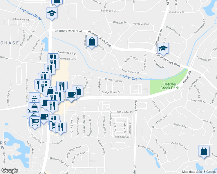 map of restaurants, bars, coffee shops, grocery stores, and more near 1832 Eagle Shore Drive in Memphis