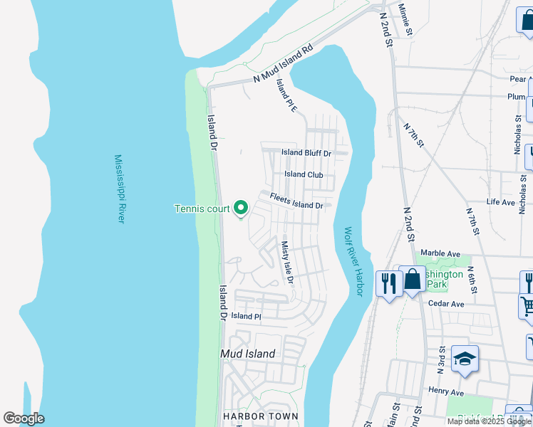 map of restaurants, bars, coffee shops, grocery stores, and more near 139 Isle Creek Drive in Memphis