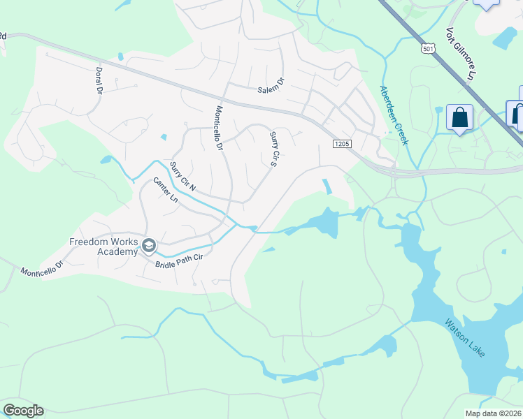 map of restaurants, bars, coffee shops, grocery stores, and more near 140 Quail Hollow in Pinehurst