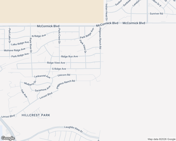 map of restaurants, bars, coffee shops, grocery stores, and more near 3382 South Ridge Avenue in Bullhead City