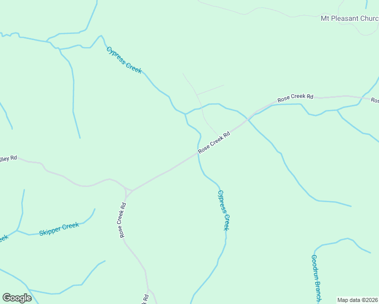 map of restaurants, bars, coffee shops, grocery stores, and more near 3791 Rose Creek Road in Selmer