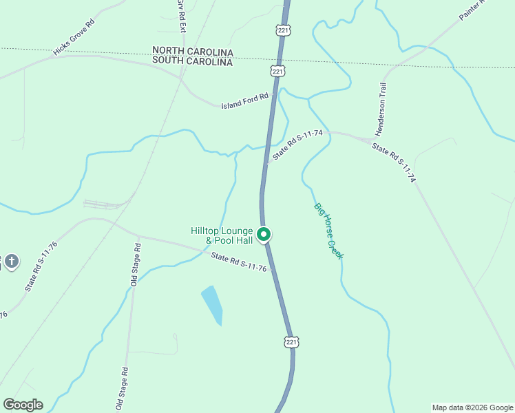 map of restaurants, bars, coffee shops, grocery stores, and more near 1001-1199 U.S. 221 in Chesnee