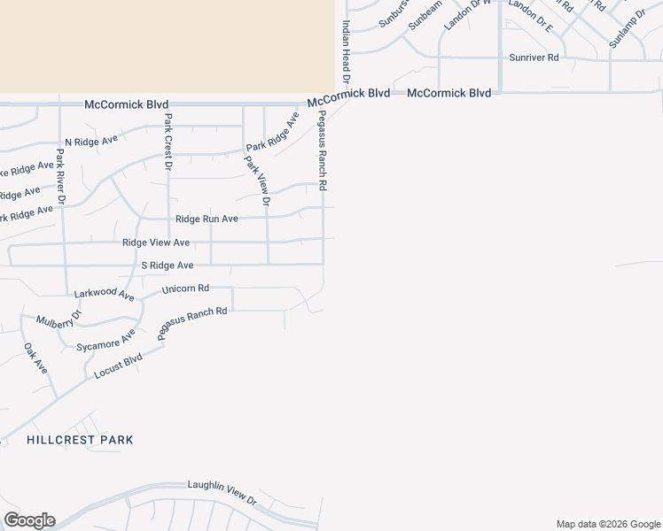 map of restaurants, bars, coffee shops, grocery stores, and more near 100 Pegasus Ranch Road in Bullhead City