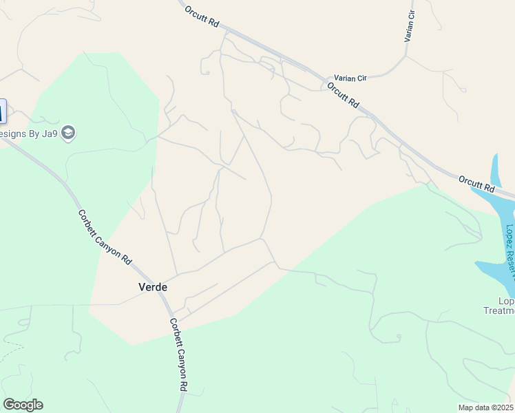 map of restaurants, bars, coffee shops, grocery stores, and more near 2139 Verde Canyon Road in Arroyo Grande