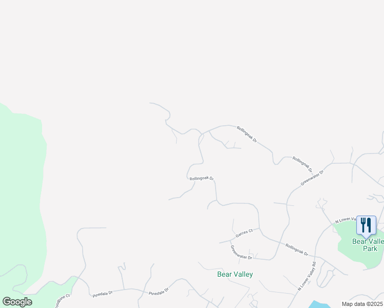 map of restaurants, bars, coffee shops, grocery stores, and more near 30370 Rollingoak Drive in Tehachapi
