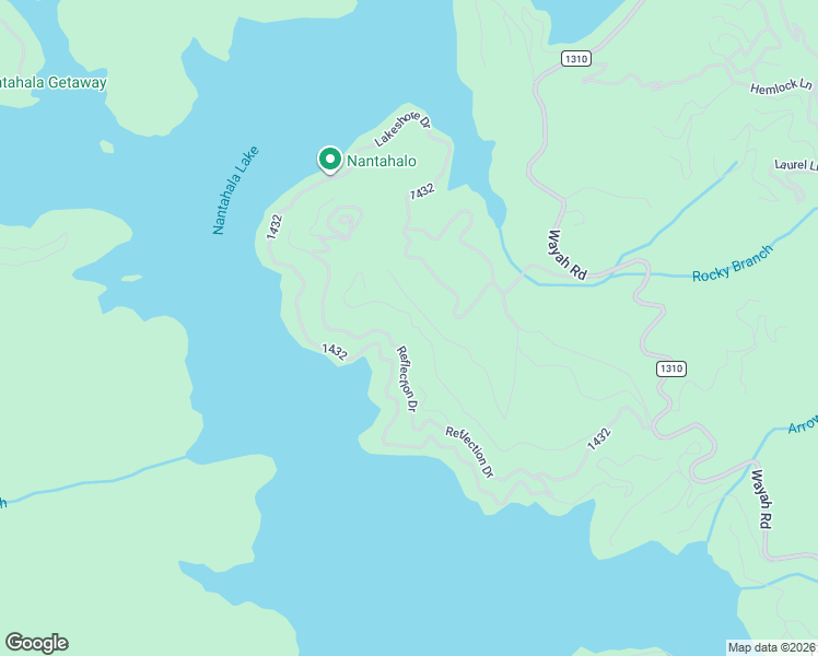 map of restaurants, bars, coffee shops, grocery stores, and more near 780 Holly Ridge Road in Topton