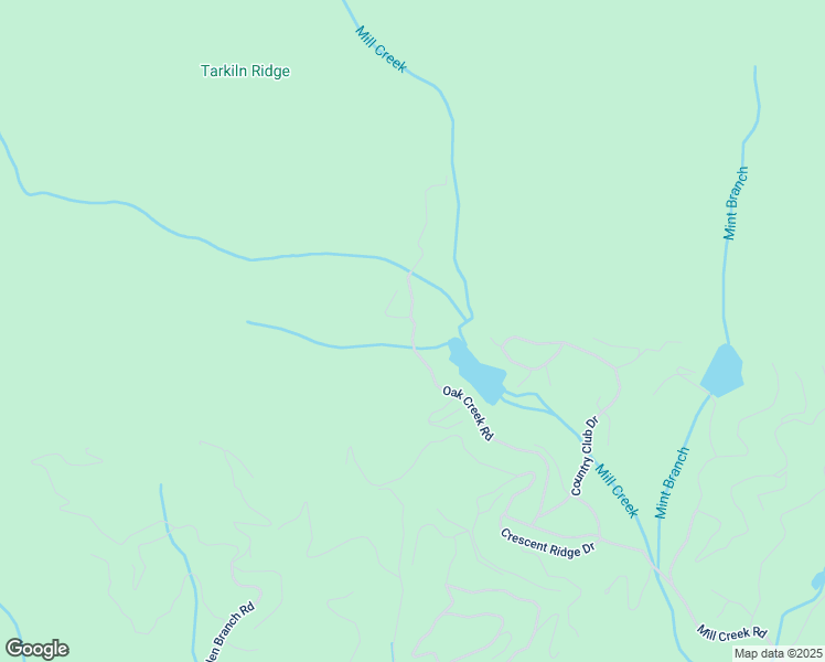 map of restaurants, bars, coffee shops, grocery stores, and more near Oak Creek Road in Franklin