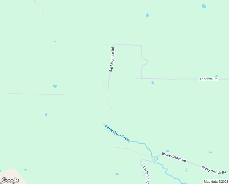 map of restaurants, bars, coffee shops, grocery stores, and more near 117 Big Mountain Road in Beebe