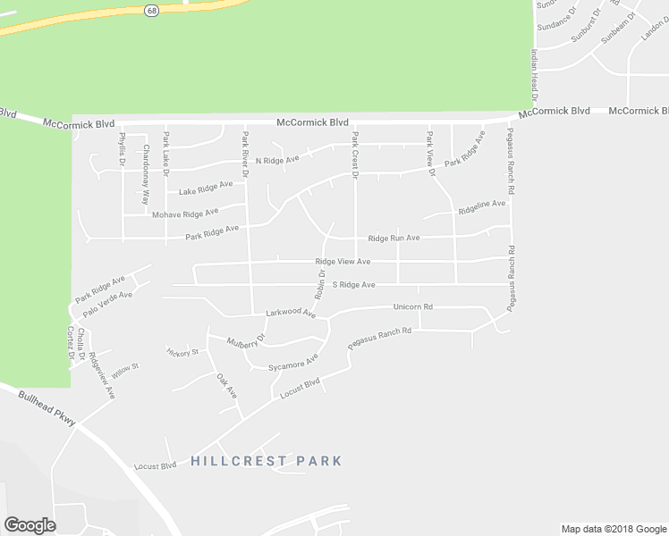 map of restaurants, bars, coffee shops, grocery stores, and more near 3304 Ridge View Avenue in Bullhead City