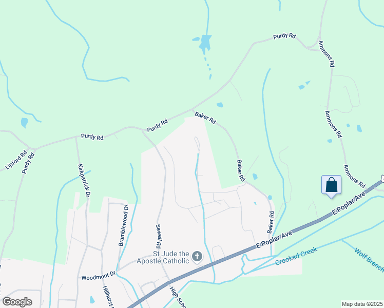 map of restaurants, bars, coffee shops, grocery stores, and more near 671 Jenny Street in Selmer